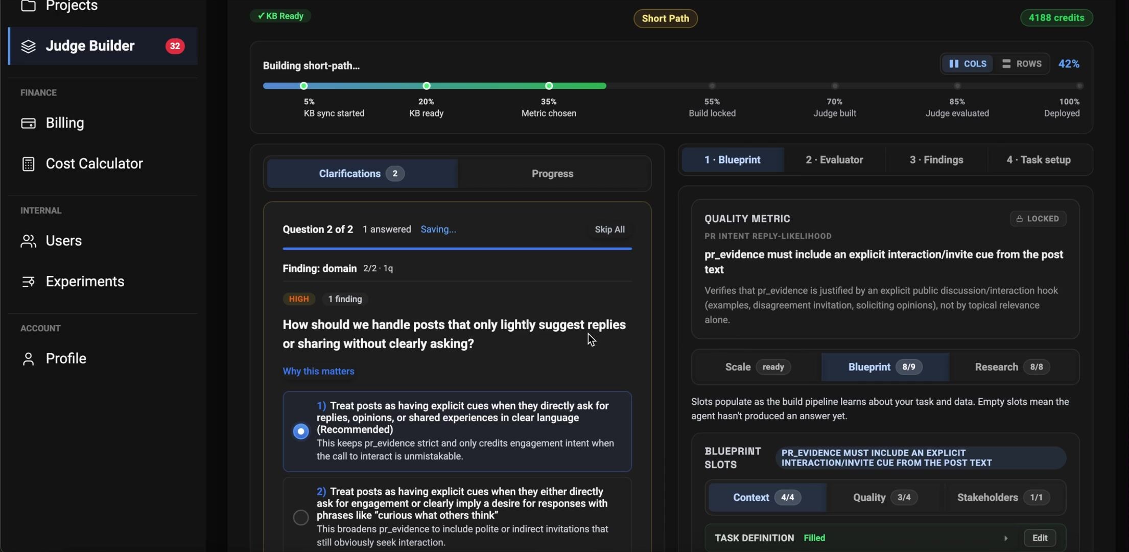 Argmin AI Judge Builder — building a calibrated evaluator from real traces